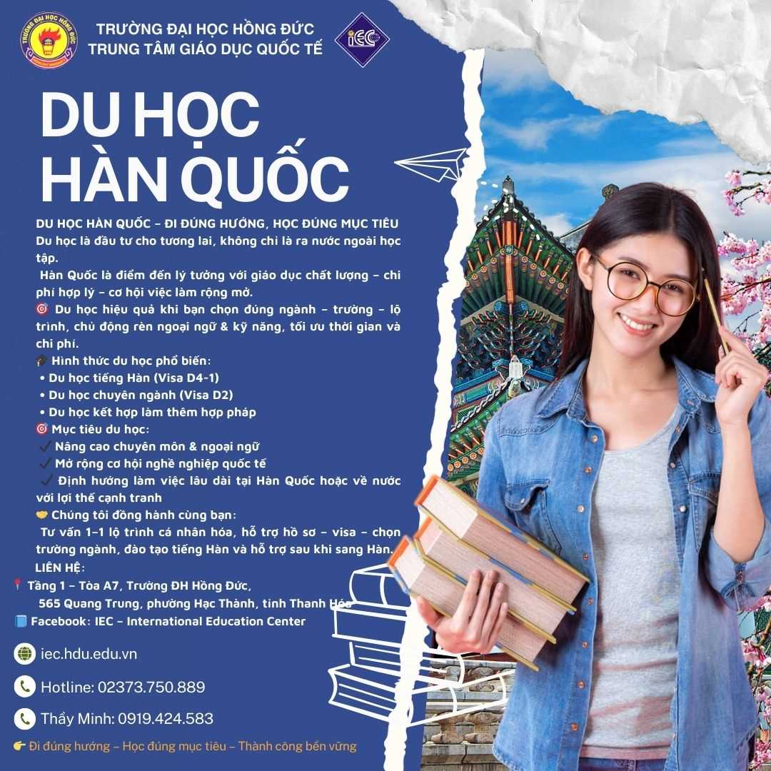 Tư Vấn Du Học Hàn Quốc năm 2025